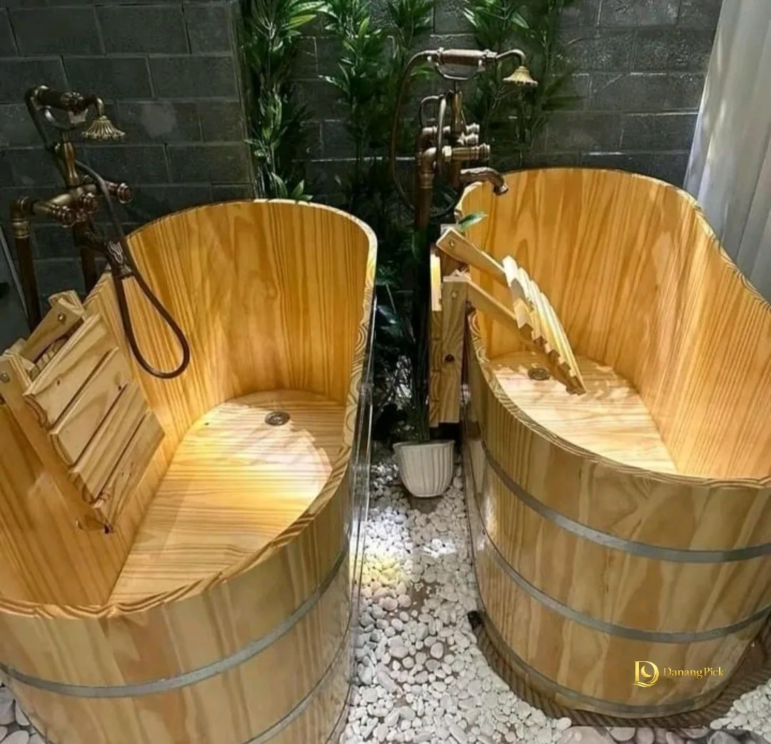 때밀이POOLSPA — 원목 욕조