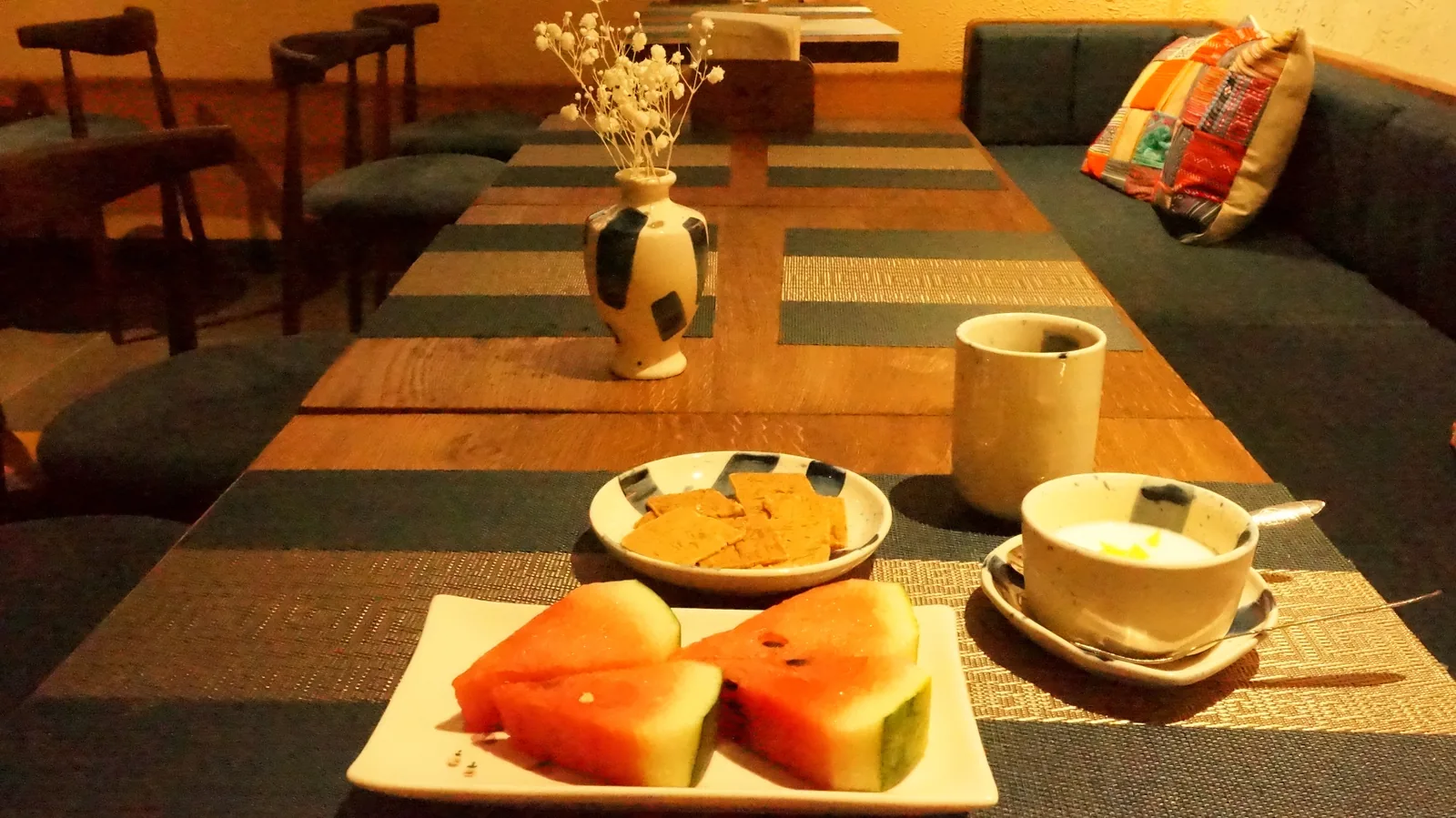Herbal Spa An Thuong — Welcome drink and snacks