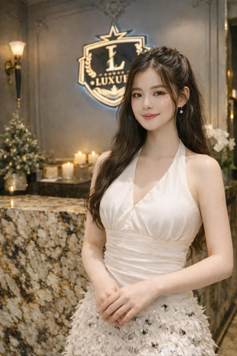 다낭 LUXURY 이발소 내부 디테일